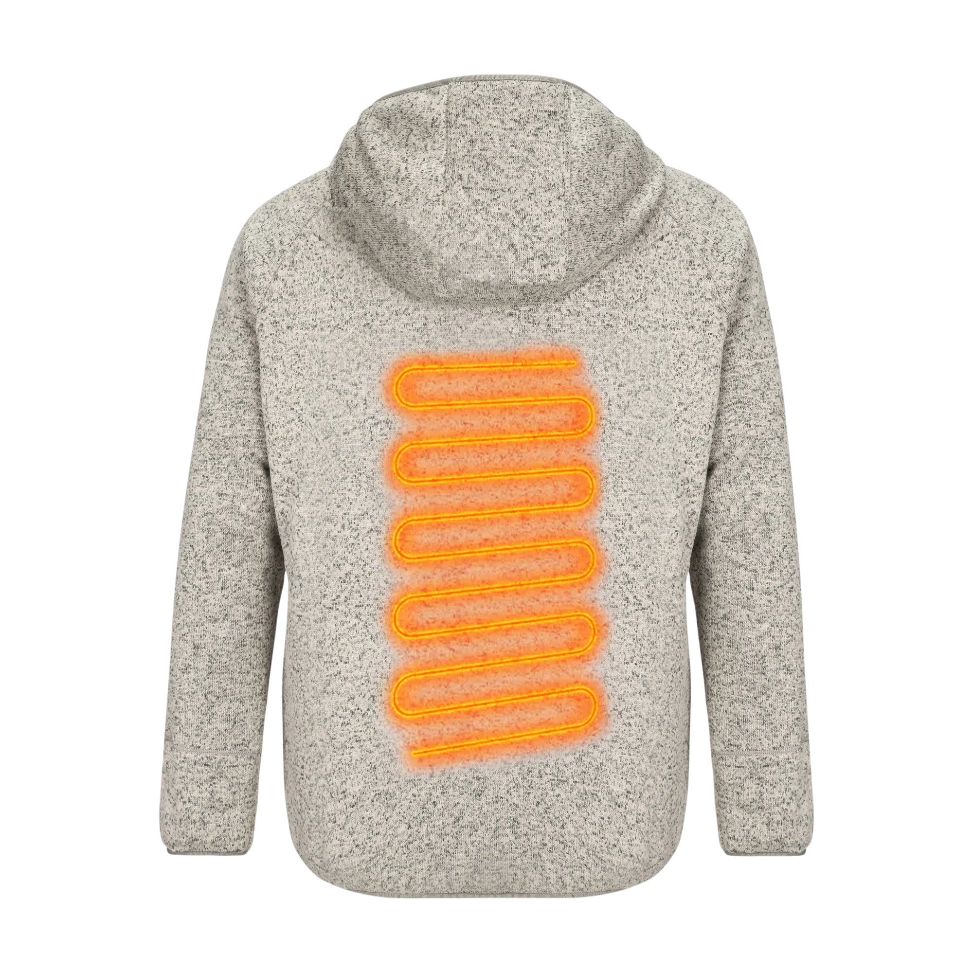 Men's Fleece Heated Jacket with Hood - Image 3