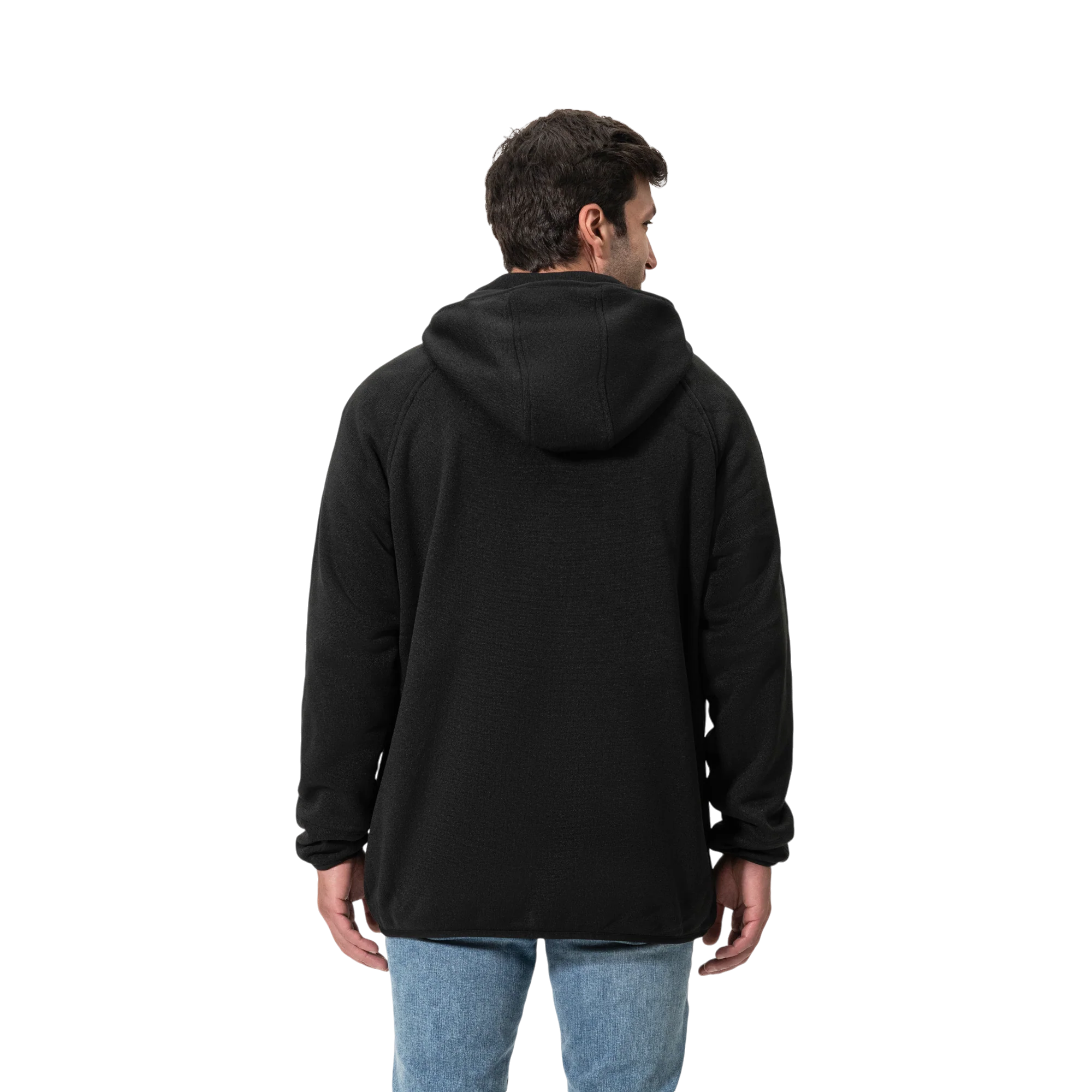 Men's Fleece Heated Jacket with Hood - Image 7