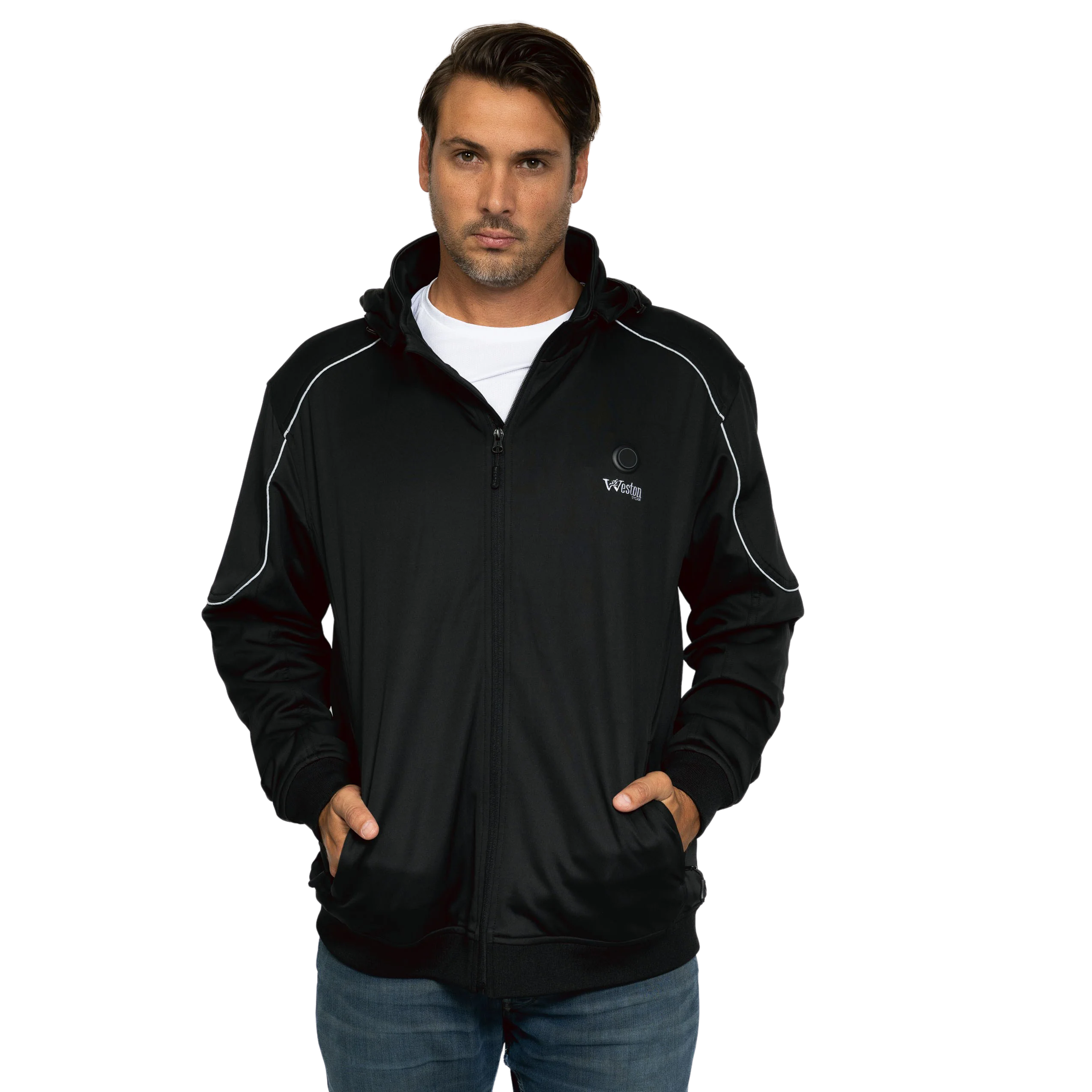 Men's Soft Shell Heated Track Jacket - Image 5