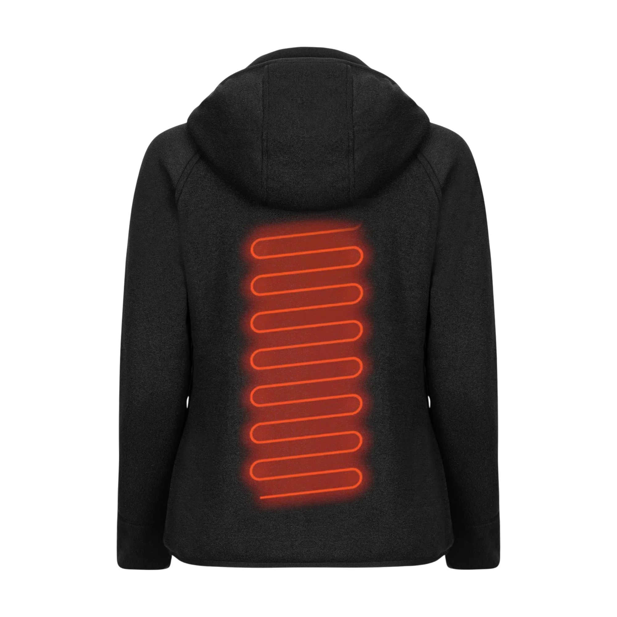 Women's Fleece Heated Jacket with Hood - Image 3