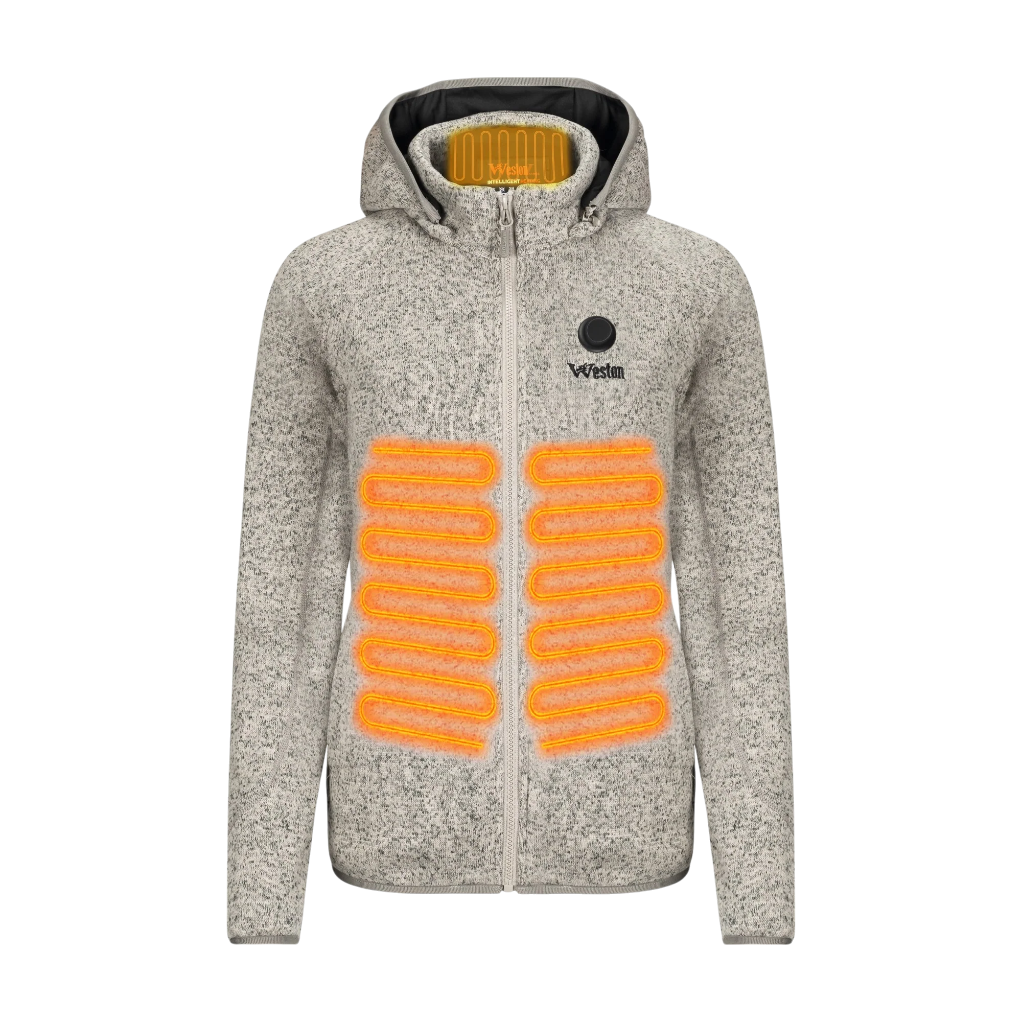 Women's Fleece Heated Jacket with Hood - Image 7