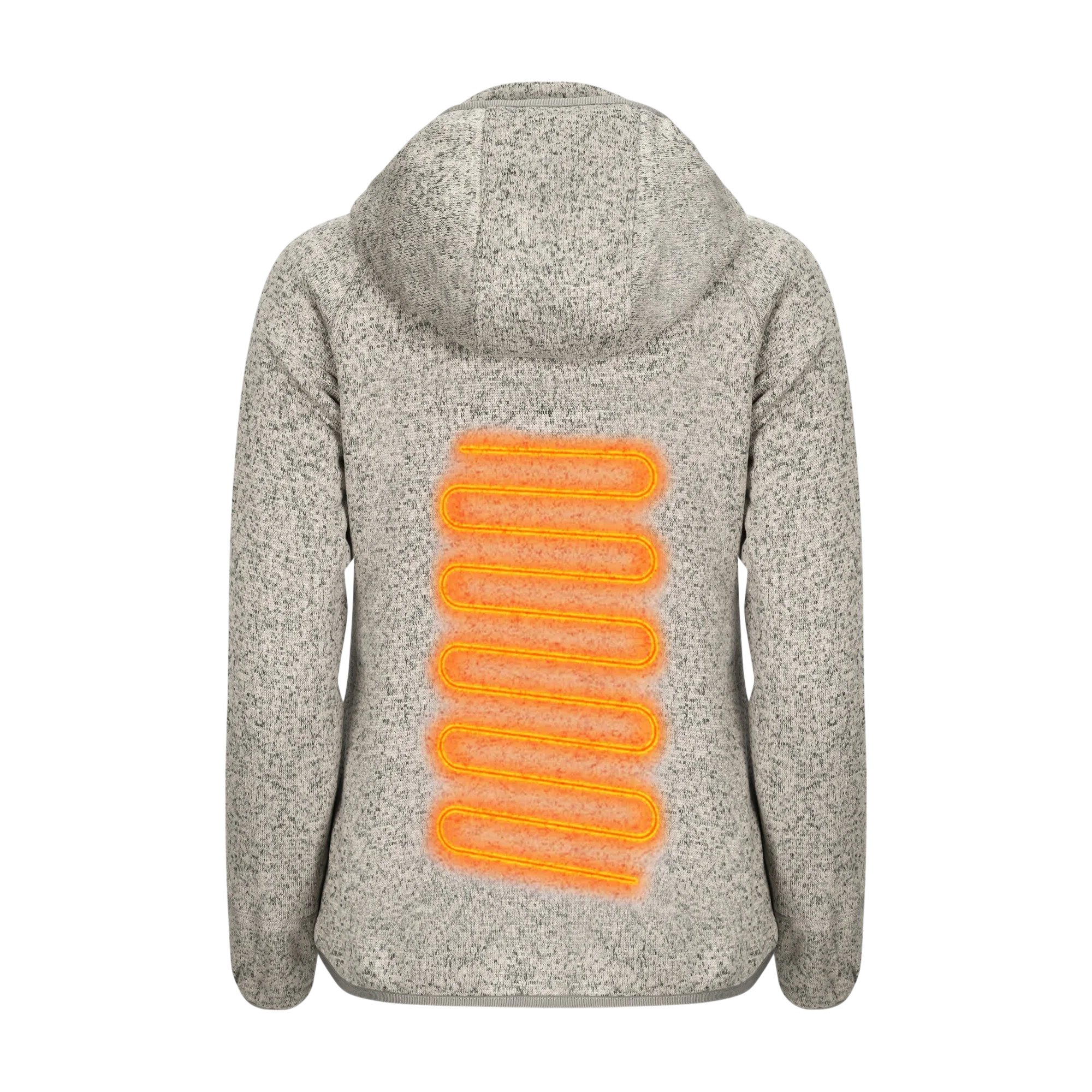 Women's Fleece Heated Jacket with Hood - Image 9