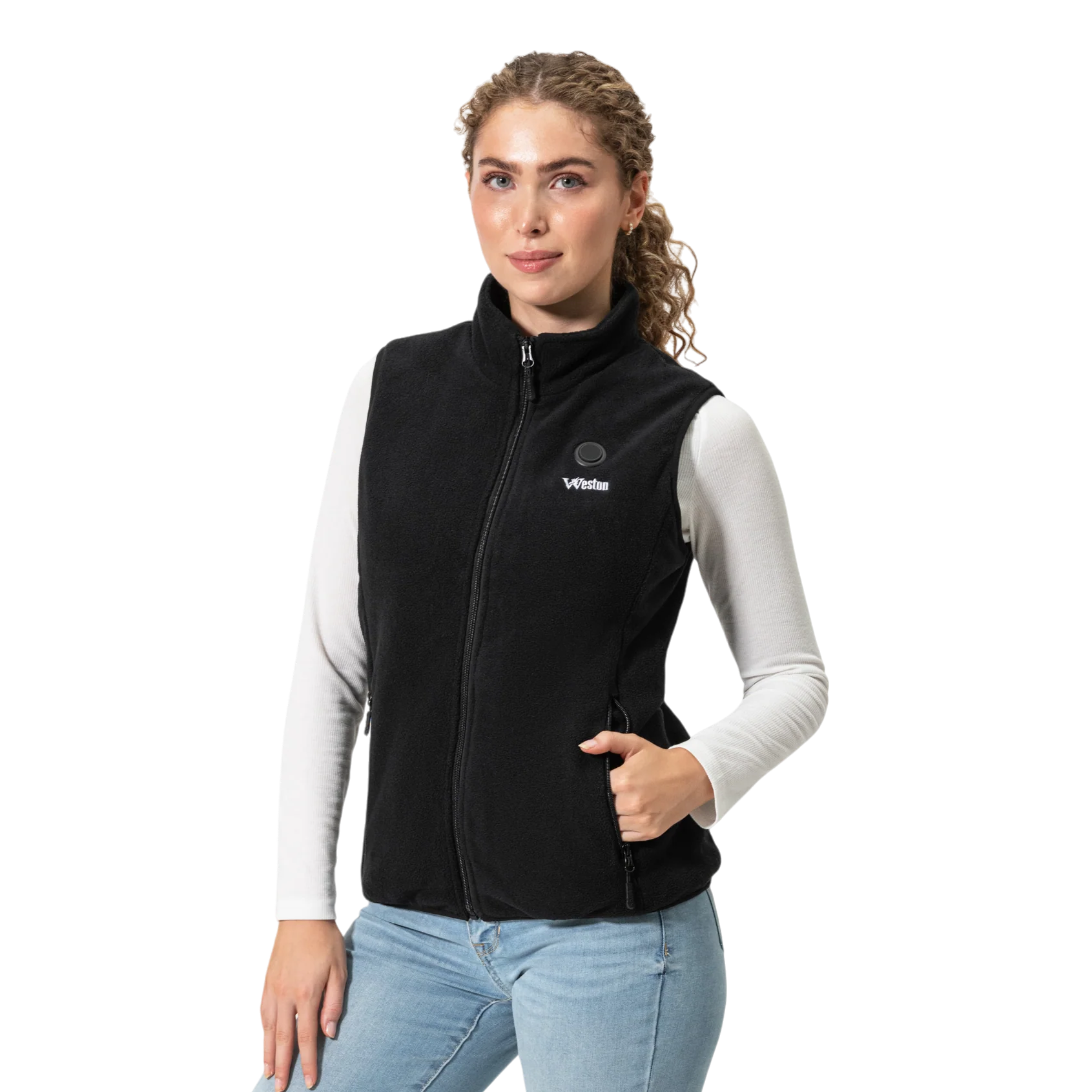 Women's Heated Fleece Vest - Image 9