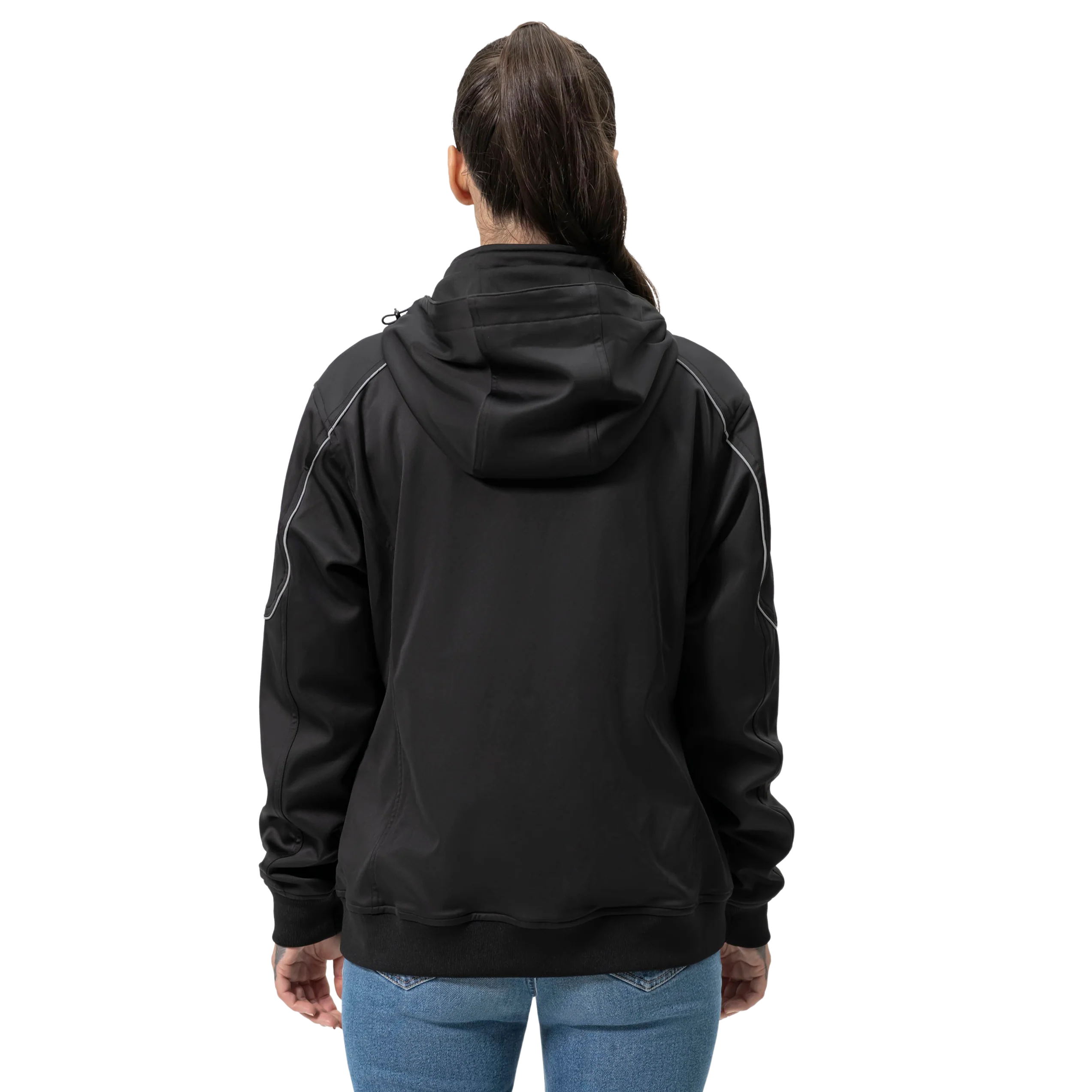 Women's Soft Shell Heated Track Jacket - Image 4
